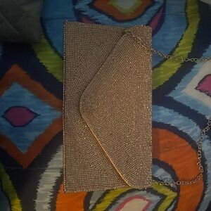 Shiny jewelry Steve Madden purse